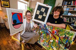 Supporting image for story: Room at Sandwell home transformed into art gallery