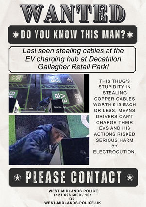 A wanted poster was released showing a clear image of the man's face