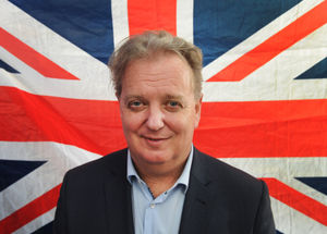 Peter Wilding during a visit at the University of Wolverhampton