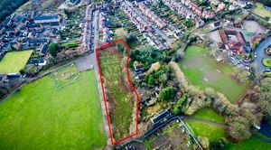 The land sold to a developer is outlined in red
