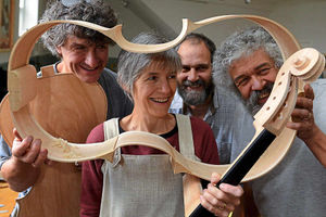 Supporting image for story: Craftsmen in tune to produce cello for Oswestry musician