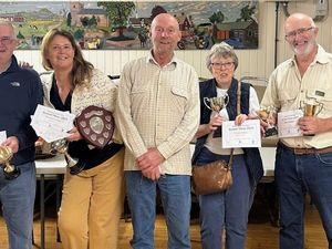 Supporting image for story: Village hall bursts with colour and flavour at Kynnersley Garden Club's annual show