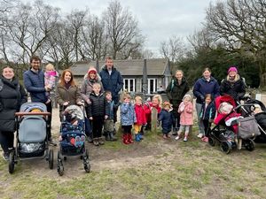 Supporting image for story: Sutton Coldfield families take part in walk for Ukraine 