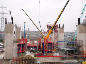 Construction work continuing at HS2's Delta Junction in Sutton Coldfield, North Warwickshire