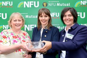 Heather Holgate, Meinir Howells, last year’s winner and Abi Reader. Credit PRW Photography