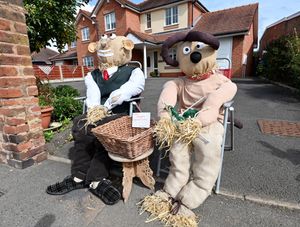 These Wallace and Gromit scarecrows were a 'job well done, lad!'