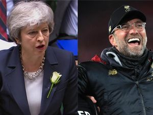 Supporting image for story: Theresa May suggests she can make Liverpool-style comeback in Europe
