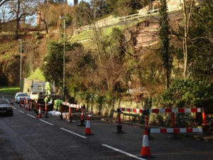 Supporting image for story: Market Drayton landslip repairs will take until January