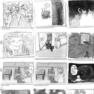 Part of Shafi Rahman's artwork for the new children's book.