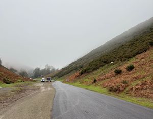 The Carding Mill Valley road was resurfaced earlier this month. Picture: Shropshire Council
