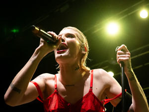 The singer was supported by The Filthy Pig and Harpy. Credit: Dropped Halo Media