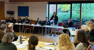 Julia Buckley speaking at the event last Thursday. Picture: Julia Buckley MP