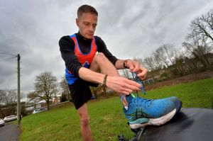 Martin enjoys early morning runs as part of his training