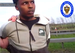 Zakaria Mohammed with police