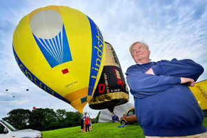 Per Lindstrand at the balloon festival last year