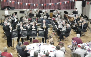 Jackfield Band playing at a Last Night of the Proms event in Wellington in 2019.