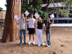 Supporting image for story: King Charles I School celebrating A-Level results