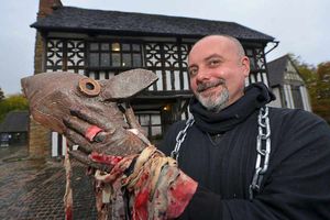 Only me! Troy Dennison, of Cannock, plays The Necromancer above