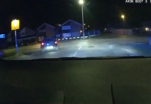 Police pursued the car and arrested a 16-year-old driver. 