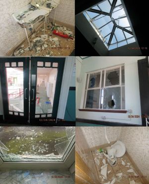 The \'extensive\' damage from vandal attacks at the former Smethwick Baths in Thimblemill Road, Smethwick. Pic: Sandwell Council. Permission for reuse for all LDRS partners.