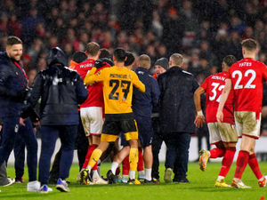 Supporting image for story: FA accuse Julen Lopetegui of acting 'unprofessionally' after Wolves melee with Nottingham Forest