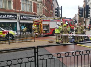 Supporting image for story: Fire at bubble tea shop in Wolverhampton closes busy junction