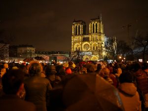 Supporting image for story: World leaders gather to celebrate reopening of Notre Dame Cathedral