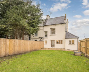 The rear garden provides a lot of space for families to play