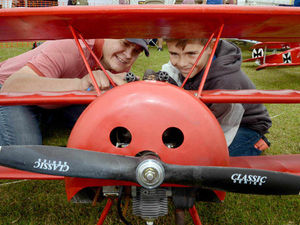 Supporting image for story: Video and pictures: Model planes take to the skies at RAF Cosford