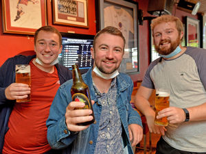Supporting image for story: Pints poured and hair trimmed again as lockdown eased