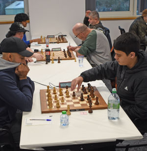 Top players in action battling for big cash prizes.