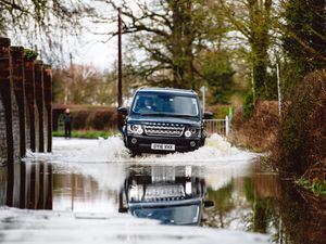 Supporting image for story: Latest flood alerts and river levels as Shrewsbury roads close