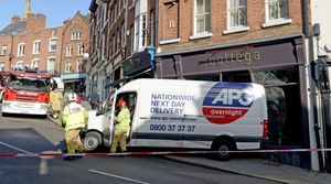 The scene of the incident on Wyle Cop