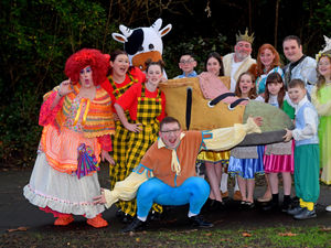 Supporting image for story: Watch as cast members of Wednesbury pantomime discuss their roles in successful production which concludes today