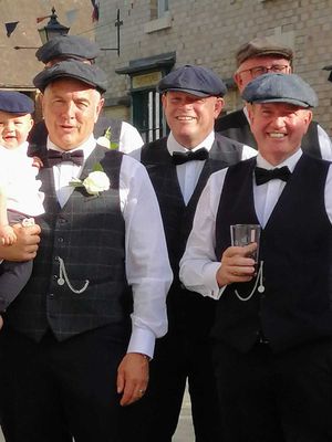 Peaky Blinders-themed wedding at Telford's Blists Hill Victorian Town