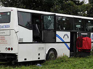 Supporting image for story: Band's coach crash horror