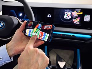 Supporting image for story: BMW expands its in-car gaming connectivity with UNO Car Party