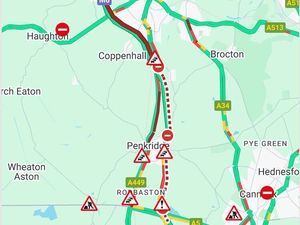 Supporting image for story: M6 closed after serious crash involving lorry and van near Stafford