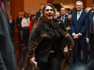 Supporting image for story: Woman charged with assaulting Australian senator who shouted at the King