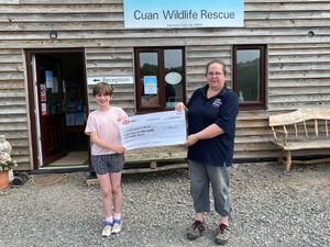 Supporting image for story: Freya completes 100 laps challenge and raises £1,000 for wildlife centre