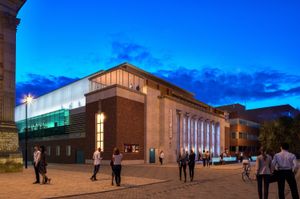 A CGI of how the new Civic halls will look