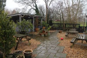 Courtyard area outside, picture: Sidney Phillips