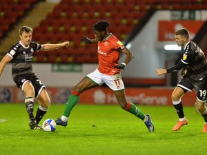 Supporting image for story: Walsall forward Elijah Adebayo is gunning for Vale once more