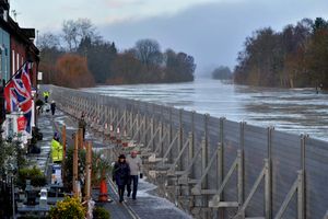 River Severn flooding in Bewdley in 2023.