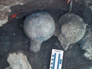 Supporting image for story: Could this 130,000-year-old mastodon skeleton really rewrite human history?