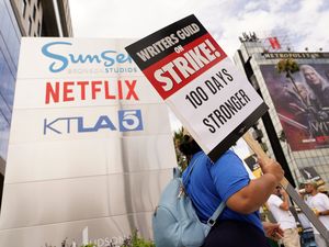 Supporting image for story: ‘Studios are trying to jam us’ – US writers hit out proposals to end strike