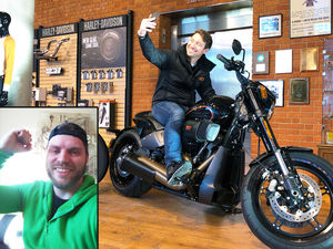Supporting image for story: Staffordshire man wins £20k Harley-Davidson in competition