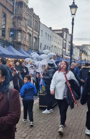 Locals come out to enjoy Dudley Christmas market and fun day