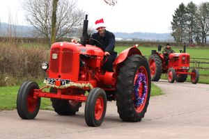 Paul Hill from Telford on his Nuffield Universal 4.