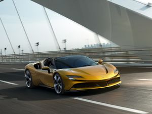 Supporting image for story: New Ferrari SF90 Spider brings hybrid performance with drop-top thrills
